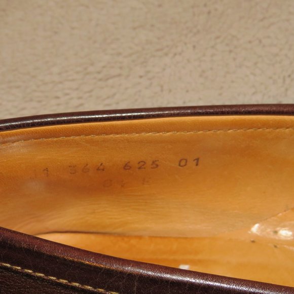 JM J.M. Weston Brown Leather Penny Loafers 625 9.5 E main image 2